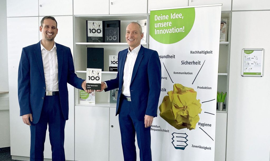 M. Marx und S. Heizmann halten zusammen TOP 100 Innovator 2021