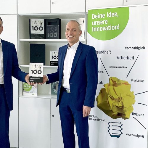 M. Marx und S. Heizmann halten zusammen TOP 100 Innovator 2021