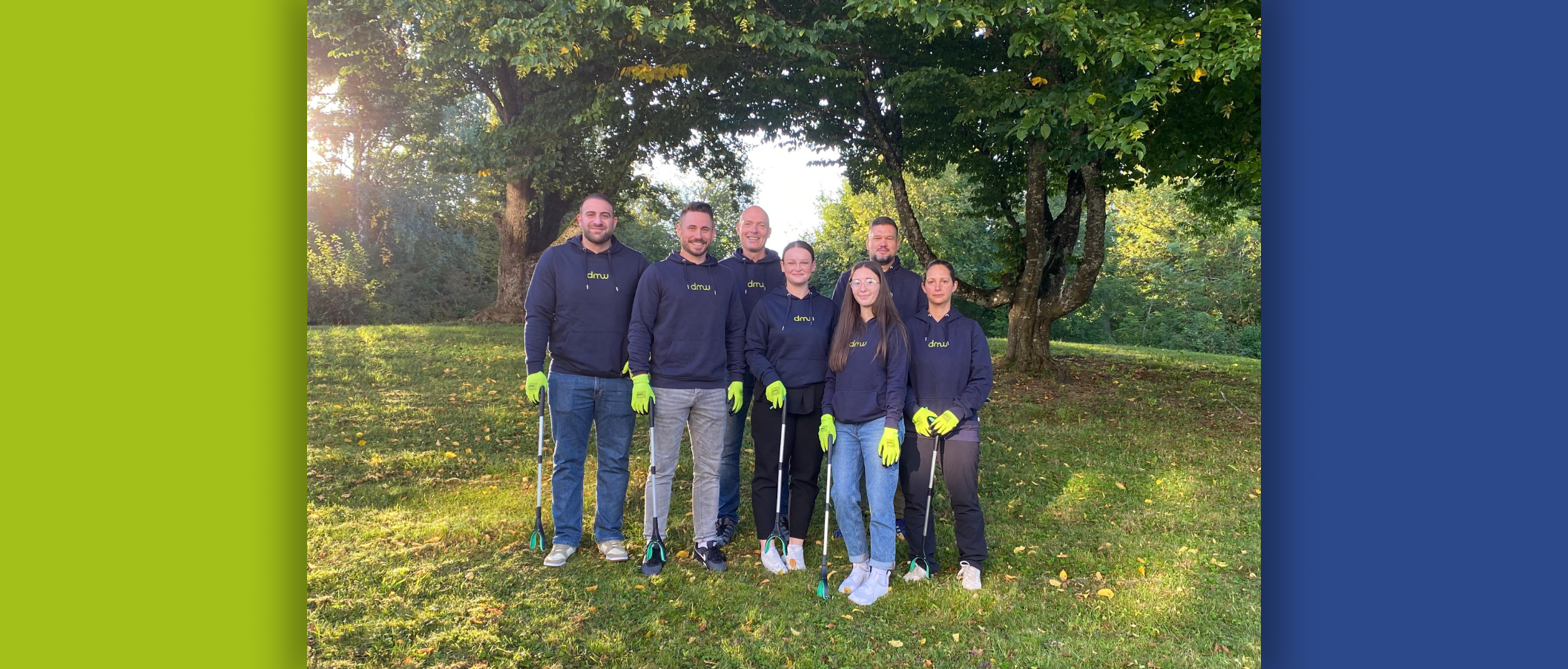 dmw-die mietwäsche beim World CleanUp Day