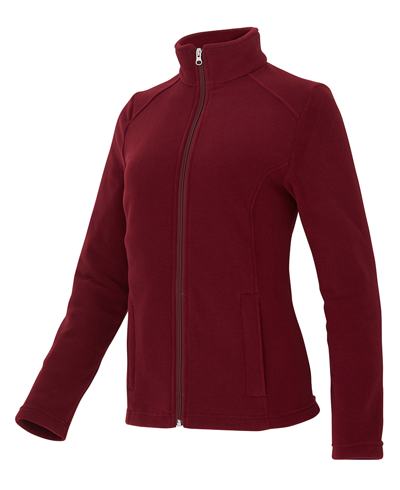 Oberteil-Europa_Fleecejacke-Damen_bordeaux